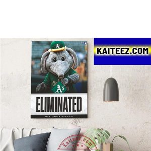 Oakland Athletics Eliminated From NFL Playoffs Decorations Poster Canvas