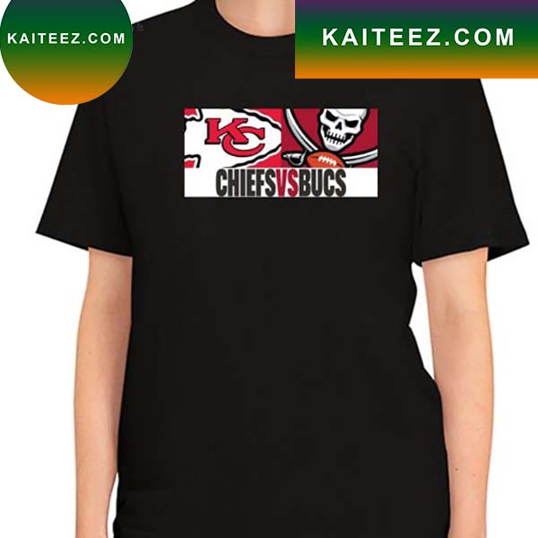 Official Kansas City Chiefs vs Tampa Bay Buccaneers 2022 Game day T-shirt