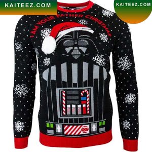 Official Star Wars I Am Your Father Knitted Star Wars Christmas Ugly Sweater Men or Women