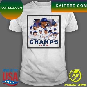 Official los Angeles Dodgers Baseball Team National League West Champs 2022 T-shirt
