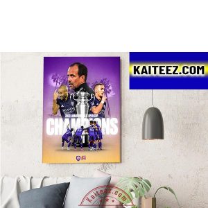 Orlando City SC Are The 2022 Lamar Hunt US Open Cup Champions Decorations Poster Canvas