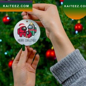 Personalized Among Us Squid Game Christmas Ornaments