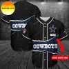 Personalized Dallas Cowboys Denim Color Baseball Jersey