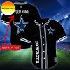 Personalized Dallas Cowboys Grunge Texture Baseball Jersey