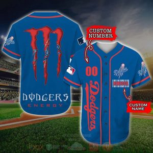 Personalized Los Angeles Dodgers Monster Baseball Jersey
