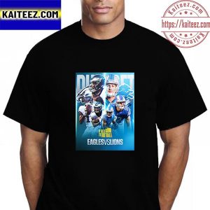 Philadelphia Eagles vs Detroit Lions It Feels Good To Football In NFL Vintage T-Shirt