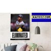 Pittsburgh Pirates Eliminated From Playoff Contention Decorations Poster Canvas