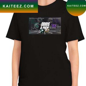 Premium official Michigan State Spartans vs Washington Huskies Odds and Pick 2022 T-shirt