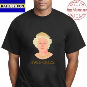 RIP Her Majesty Queen Elizabeth II 1926-2022 Thanks For Every Thing Vintage T-Shirt