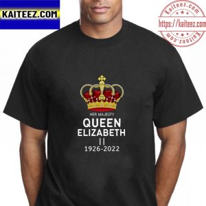 RIP Her Majesty Queen Elizabeth II Alexandra Mary Vintage T-Shirt