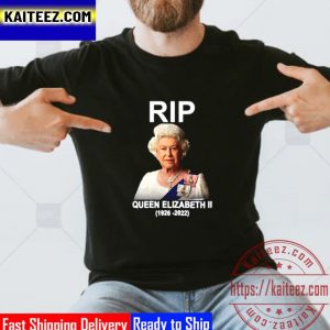 RIP Queen Elizabeth II 1926 2022 At 96 Vintage T-Shirt