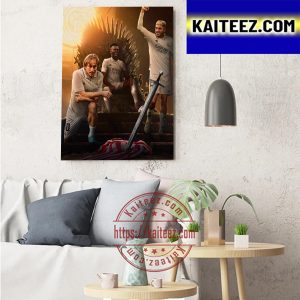 Real Madrid Are The Kings Of Madrid Art Decor Poster Canvas