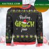 Peace Love Grinch Nike Grinch Christmas Ugly Sweater