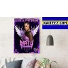 Rhea Ripley WWE Demon In Your Dreams Decorations Poster Canvas