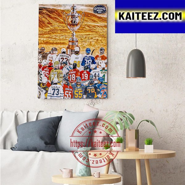 Road To Robertson Cup 2022 2023 Opening Week Art Decor Poster Canvas