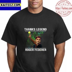 Roger Federer Retirement Tennis Thanks Legend Vintage T-Shirt