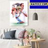 Roger Federer Layer Cup Art Decor Poster Canvas
