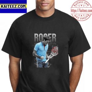 Roger Federer Retirement Thank You For Everything Vintage T-Shirt