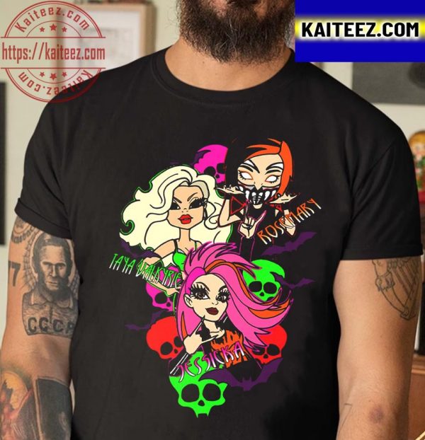 Rosemary Taya Valkyrie And Jessicka Monsters Vintage T-Shirt