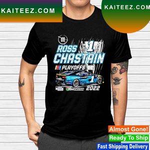 Ross Chastain Trackhouse Racing Team Collection Black  NASCAR Cup Series Playoffs T-shirt