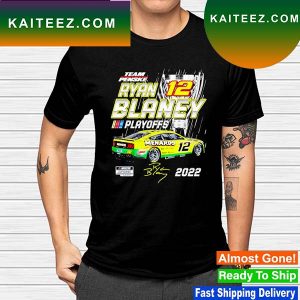 Ryan Blaney Team Penske 2022 NASCAR Cup Series Playoffs T-shirt