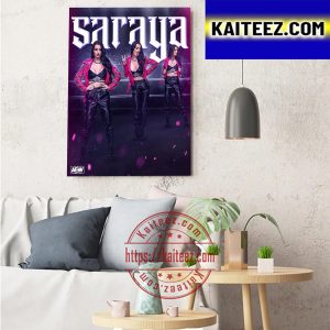Saraya On AEW Dynamite On TBS Network Art Decor Poster Canvas