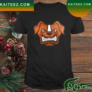 Scary Cleveland Raglan Dog T-Shirt