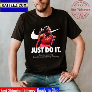 Serena Williams Just Do It GOAT Vintage T-Shirt