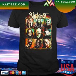 Slipknot Vintage Retro Music Band Halloween T-shirt