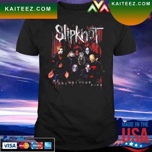 Slipknot We Are Not Your Kind Red Group Halloween T-shirt