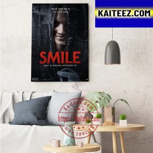 Smile Poster Movie Once You See It Its Too Late Art Decor Poster Canvas