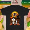 Snoopy and Charlie Brown Auburn Tigers Halloween T-shirt