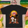 Snoopy and Charlie Brown New York Mets Halloween T-hirt