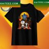 Snoopy and Charlie Brown Pumpkin Washington Nationals Halloween Moon T-Shirt