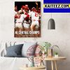 St Louis Cardinals 2022 National League Central Champions Art Decor Poster Canvas