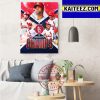 St Louis Cardinals 2022 NL Central Champions Art Decor Poster Canvas