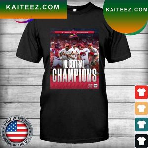 St Louis Cardinals Team 2022 NL Central Champions T-shirt