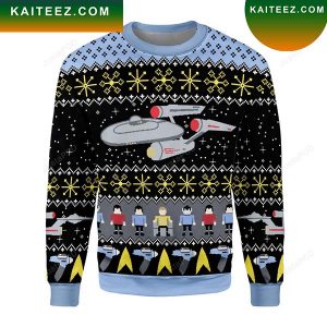 Star Trek Star Wars Christmas Ugly Sweater
