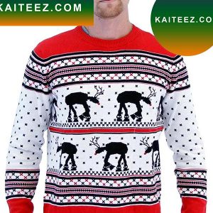 Star Wars AT-AT Reindeer Star Wars Christmas Ugly Sweater