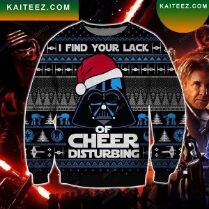 Star Wars Knitting Pattern 3D Star Wars Christmas Ugly Sweater