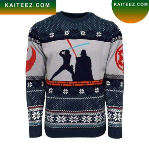 Star Wars Luke vs Darth Star Wars Christmas Ugly Sweater