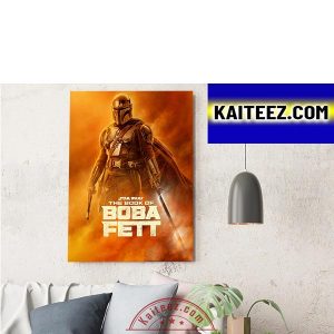 Star Wars The Book Of Boba Fett Decorations Poster Canvas