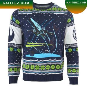 Star Wars X-Wing Battle of Yavin Star Wars Christmas Ugly Sweater