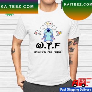Stitch WTF where’s the food T-shirt