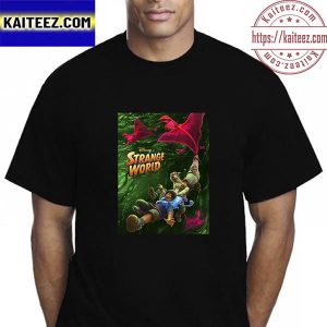 Strange World New Official Poster Of Disney Vintage T-Shirt