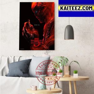 Stranger Things 5 Wake Up The Upside Down Art Decor Poster Canvas