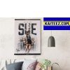 Sue Bird Seattle Storm Ends WNBA Career Decorations Poster Canvas