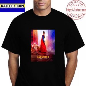 Superman Is Coming In Supergirl Vintage T-Shirt