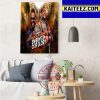 The Acclaimed Crowned AEW World Tag Team Champions At Dynamite Grand Slam Art Decor Poster Canvas