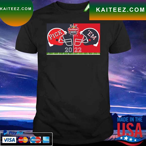 Taxslayer Gator Bowl Pick 20 vs 22 'Em T-shirt - Kaiteez